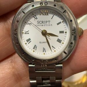 SCRIPT collection Stainless steel Watch